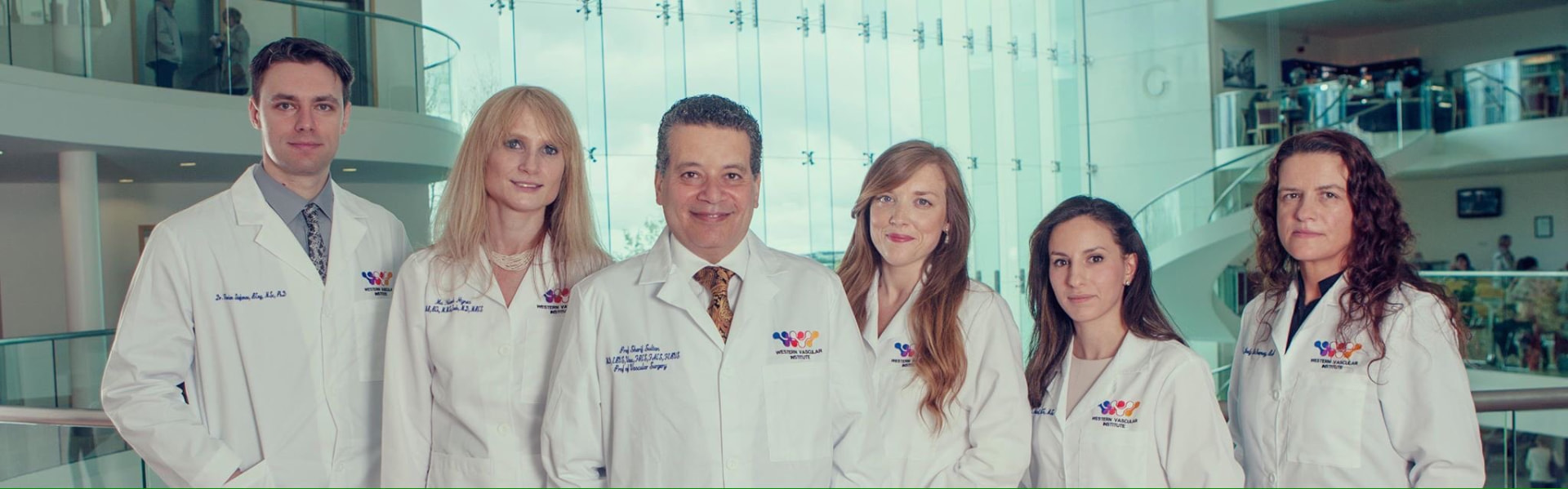 Professor Sherif Sultan with the vascular team at the Galway Clinic